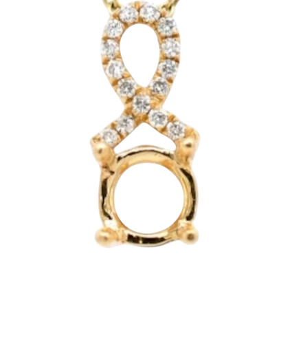 14k gelbes gold runde - gelbes,
