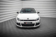 Cup Spoilerlippe Front Ansatz V.3 passend für VW Scirocco R Mk3 schwarz Hochglan
