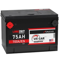 US Autobatterie 75Ah USA Car Batterie PKW USA 70Ah 72Ah 80Ah US Gewinde Pole 
