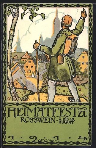 Künstler rosswein - künstler-ak,