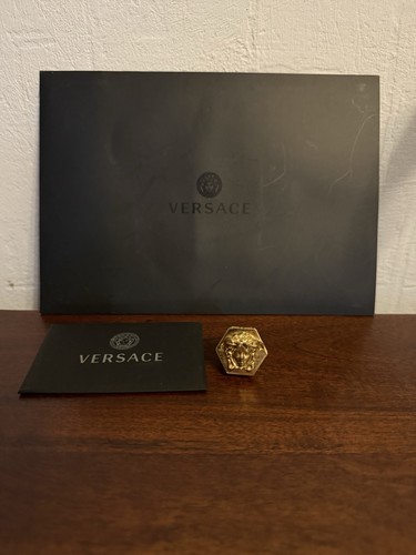 Original versace ring gold - versace, –