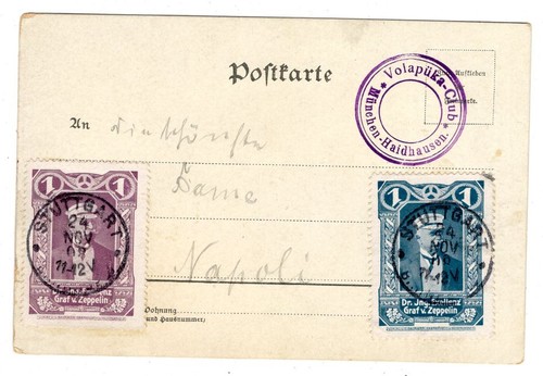 Zeppelin flugpost graf - zeppelin/, von