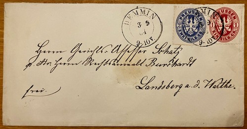 Preußen brief mit 16 - brief, mi.nr.
