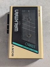 Sony Walkman WM-22 Cassette Player Kassetten Spiele | Funktionsfähig - gebraucht