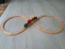 Vintage Brio Holzeisenbahn Set