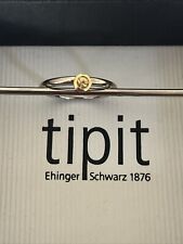 Original Charlotte Ehinger Schwarz Ring gelber Saphir 17,0