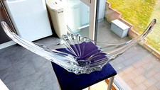 XXL Kristall Schale - ART VANNES France - dekorativ - Durchmesser 58 cm - 3,1 kg