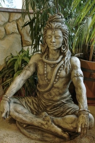 Shiva gartenfigur steinguss - ,