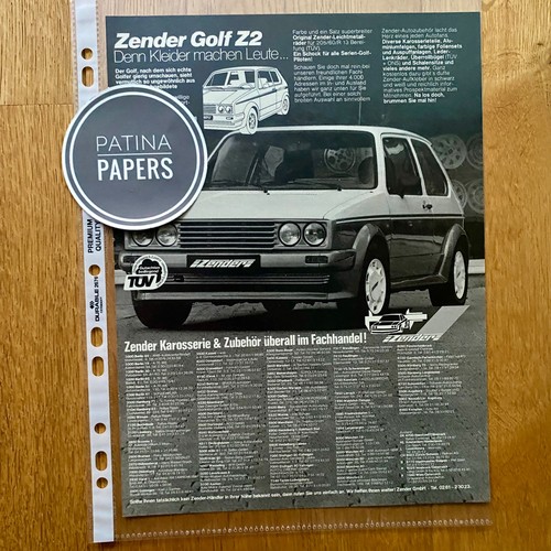 1981 zender golf oldtimer - zender,