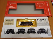 Fleischmann 84 4086 K H0 Kesselwagen-Zug-Set der DB Ep. IV DC DSS NEM TOP in OVP