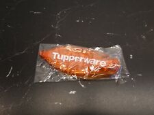 Tupperware Ball Spielball Wasserball aufblasbar, transparent / orange - RETRO 