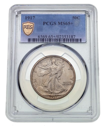 1917 50c walking liberty half - liberty,