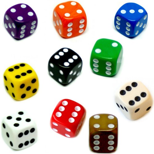 Würfel bunt kleine - würfel, d6