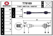 Antriebswelle für Mercedes