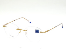 ZEISS ZS22109 TITANIUM Brille Eyeglasses Goggles 51/17/145 SATIN GOLD (717)