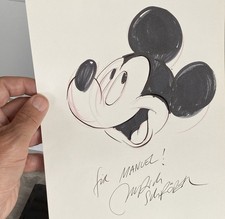 MICKEY MAUS Orig. Zeichnung✨ULRICH SCHRÖDER✨21x28cm - Disney UNIKAT / SIGNIERT 