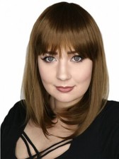 Braun Bob glatt mittel-lang