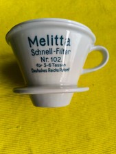 Melitta, Schnell Filter , Kaffee Filter Nr. 102 Deutsches Reichs Patent