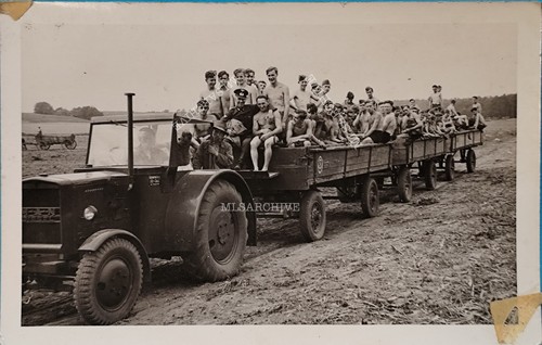 Man traktor soldaten anhänger - traktor,