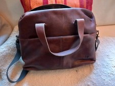 Leconi Tasche Echtleder 40x30cm breit