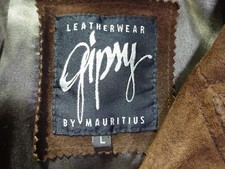 Lederjacke Marke GIPSY Größe L Farbe Braun Echt Leder