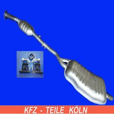 BMW 3er E36 318iS Auspuff ab Kat Endschalldämpfer +Mittelschalldämpfer