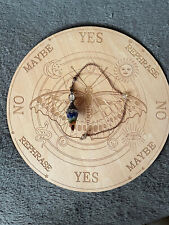 PENDEL Edelstein geschliffen facettiert Radiästhesie Edelsteinpendel incl Brett