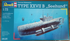 1:72 German Submarine Type XXVII B Seehund Revell 05125 selten