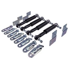 Tandem universal Rad Stoßdämpfer Set schwarz bis 3000kg für PKW Anhänger