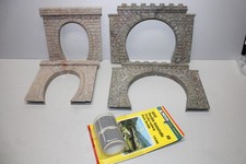 Faller 4 Tunnelportale und 1 Noch Autostrasse Spur H0 #M276