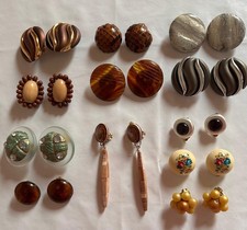 Konvolut: 12 Paar Ohrclips