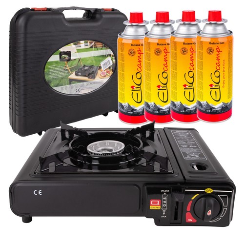 Camping gaskocher 2in1 mit - gaskocher,