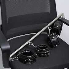 Bondage Metall Spreizstange Beinspreizer Verstellbar Handschellen Fesseln Stahl