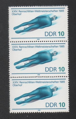Ddr 1985 rennschlitten - ddr,