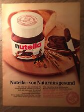 ORIGINAL REKLAME WERBUNG 1976    Ferrero - NUTELLA