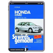 Honda Civic 1987-2001 So wird's gemacht Reparaturanleitung/Handbuch E-Book PDF