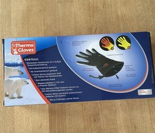 Thermo Gloves Beheizbare Handschuhe, 2-5 Stunden Wärme, Inkl. 2 Akkus L-XXL