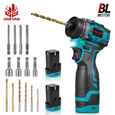 16,8V 3IN1 Bürstenlos Akkuschrauber Set Akku-Bohrschrauber Mini Bohrmaschine 
