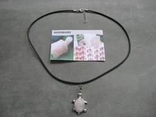 Edelsteinkette - Rosenquarz - Schildkröte  Stein für Selbstliebe/Entfaltung