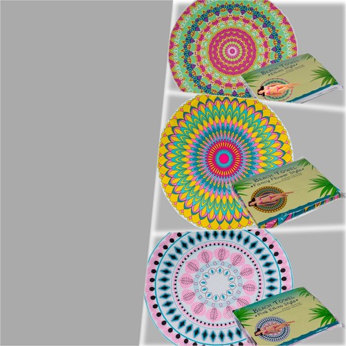 Mandala hippie strandtuch yoga - mandala,