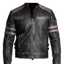 Herren Biker Vintage Motorrad