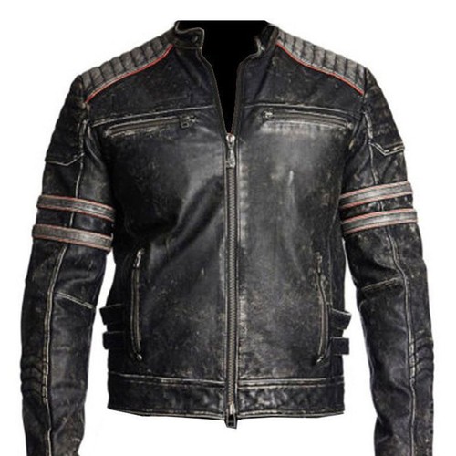 Herren biker vintage motorrad - vintage,