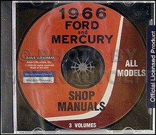 1966 Ford Shop Manuell CD