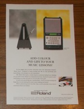 Seltene Werbung ROLAND MT-90S Music Player Musikanlage 2001