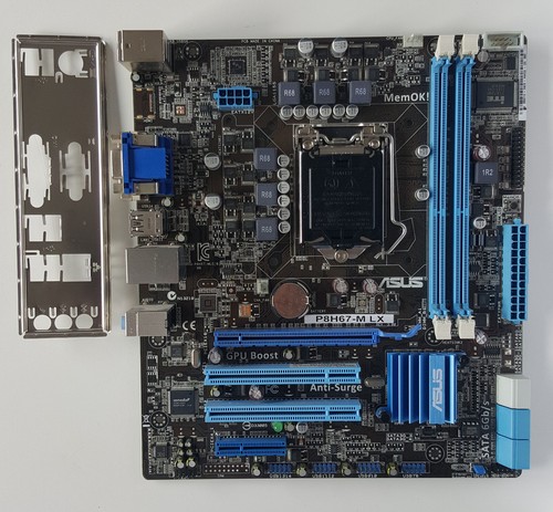 Asus mainboard p8h67 - lx, •