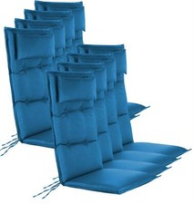 8 Stück Gartenstuhlauflagen