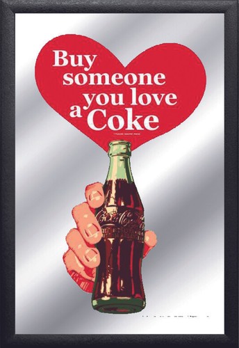 Coca cola flasche mirror - coca,