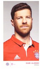 Autogrammkarte FC Bayern München 2016/17 Nr. 14 - Xabi Alonso