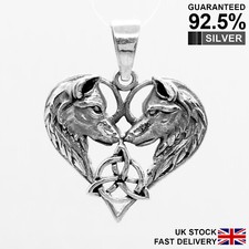 925 Silber Wölfe Ewige Liebe