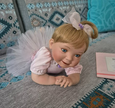 Künstlerpuppe/ Sammlerpuppe "Cara", Porzellan,  Echtheitszertifikat